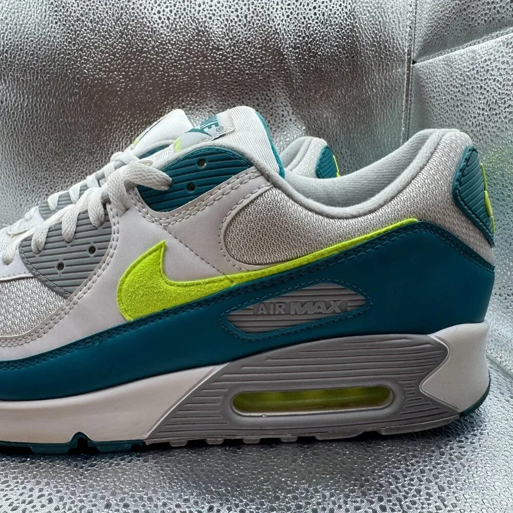 Size 14‎ Nike Air Max III Mens Spruce Hot Lime White Running Shoes CZ2908-100